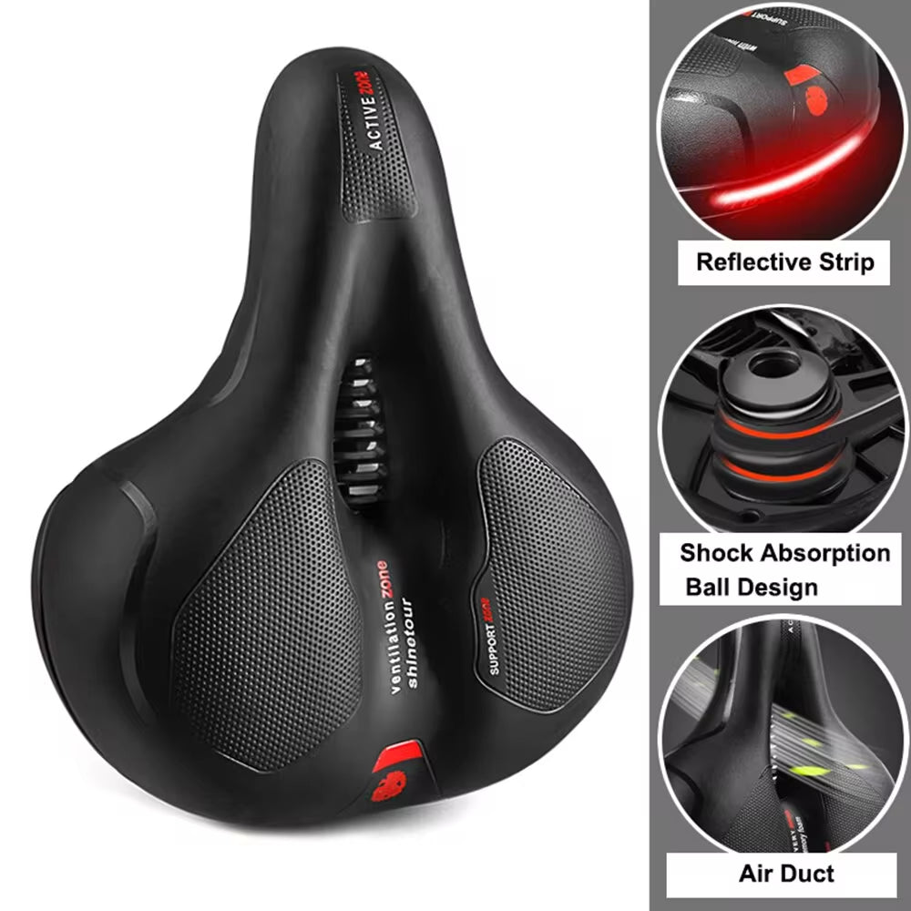 Ultimate Comfort With Our Hollow Breathable Bicycle Saddle For Men And Women! 