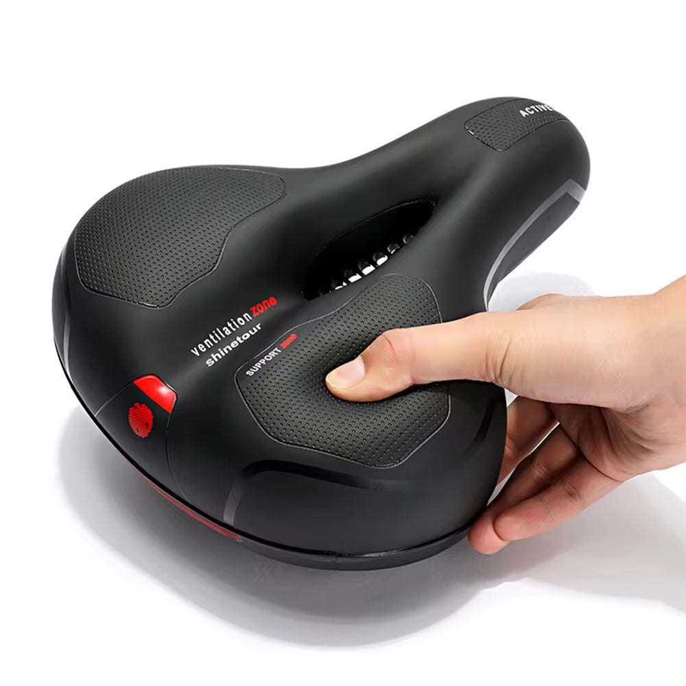 Ultimate Comfort With Our Hollow Breathable Bicycle Saddle For Men And Women! 