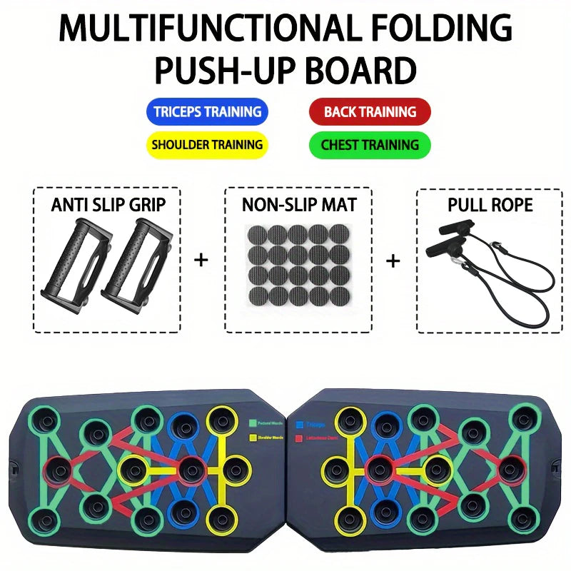 The Ultimate Workout Portable Multifunctional Push-Up Board Set With Handles!