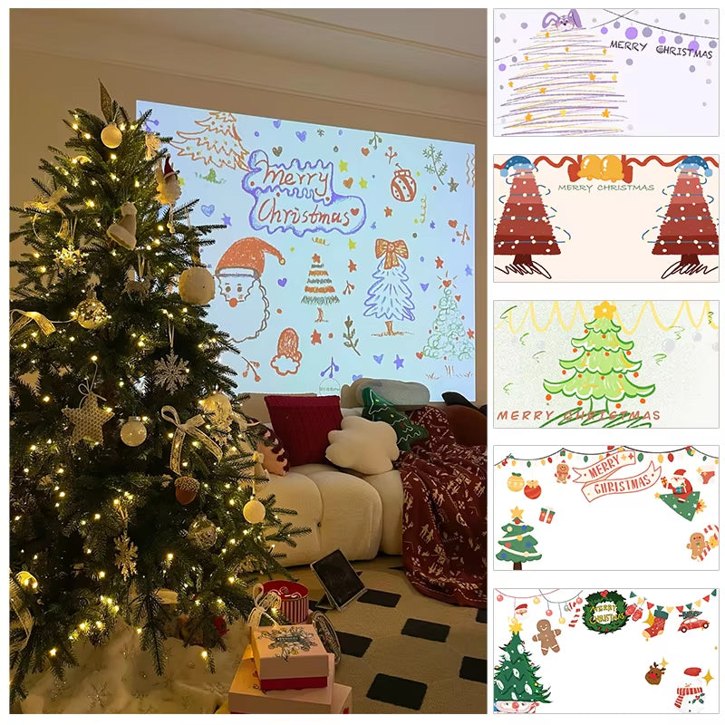 Christmas Halloween Atmosphere Holographic Projector