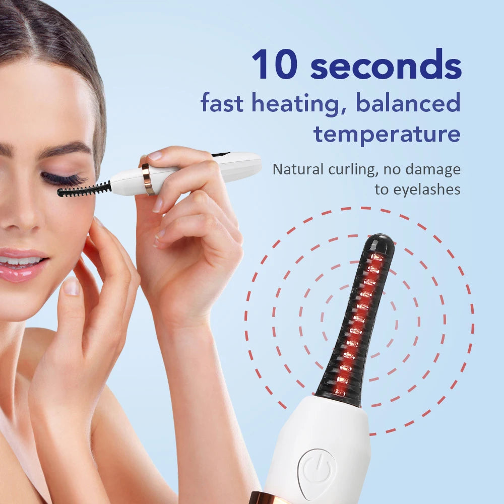 Electric Heated Eyelash Curler Rechargeable