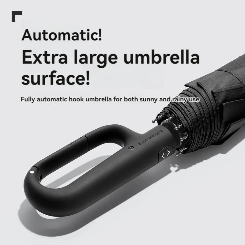 Men & Women's Ring Buckle Automatic Umbrella