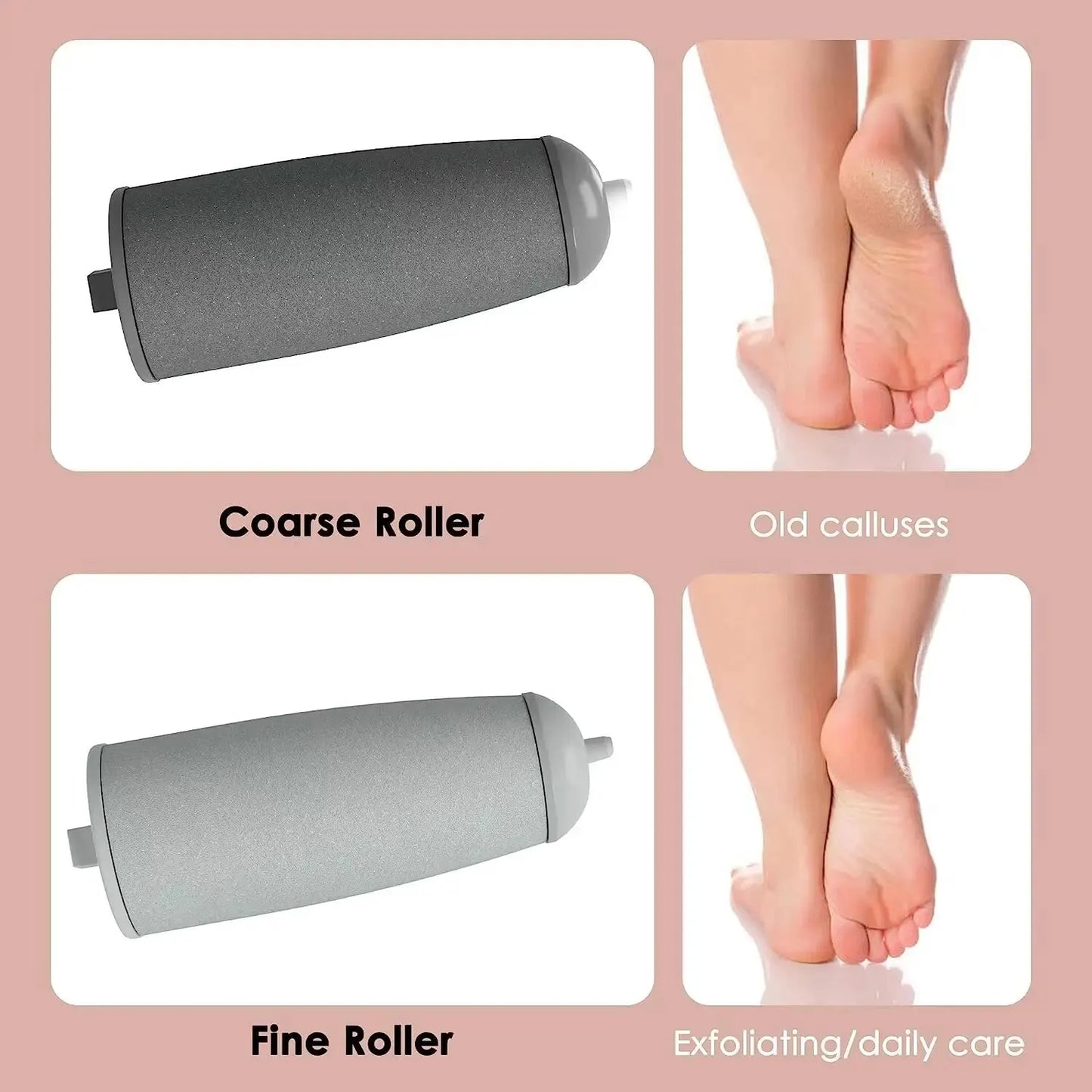 Rechargeable Callus Remover for Feet - Electric Foot File Pedicure Tool