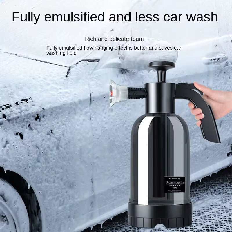 Ultimate 2L Hand Pump Foam Car Window Cleaning Sprayer with 3 Types of Nozzle! 