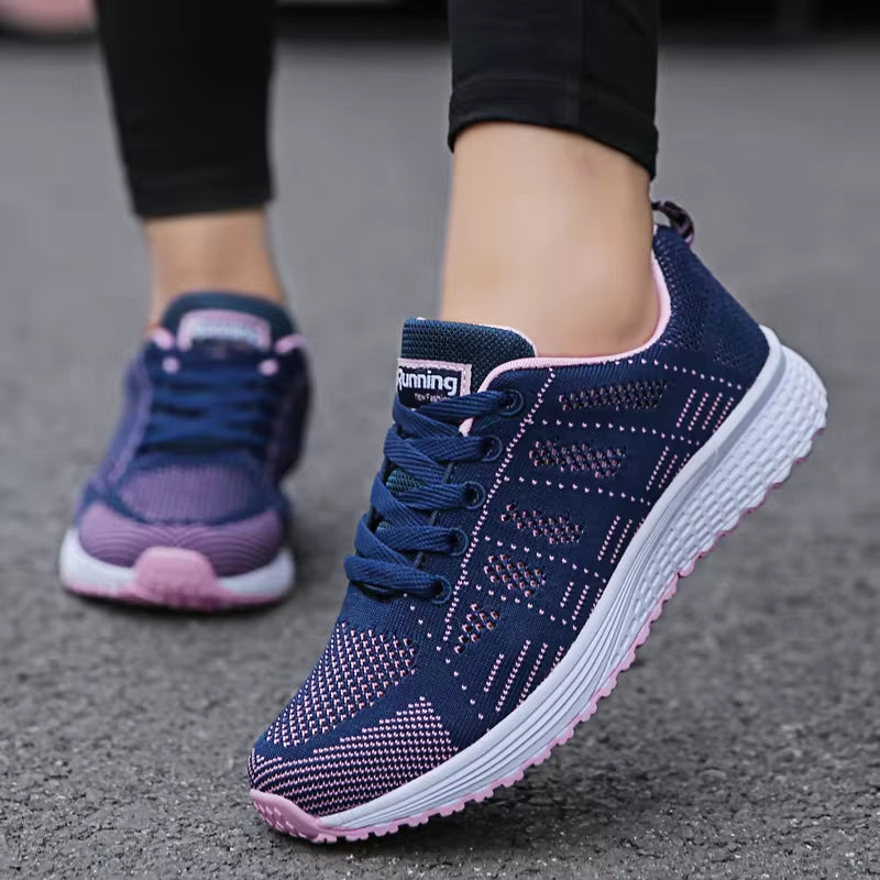 Women Breathable Mesh Sneakers Perfect For Walking, Hitting The Gym or Simply Making a Fashion Statement