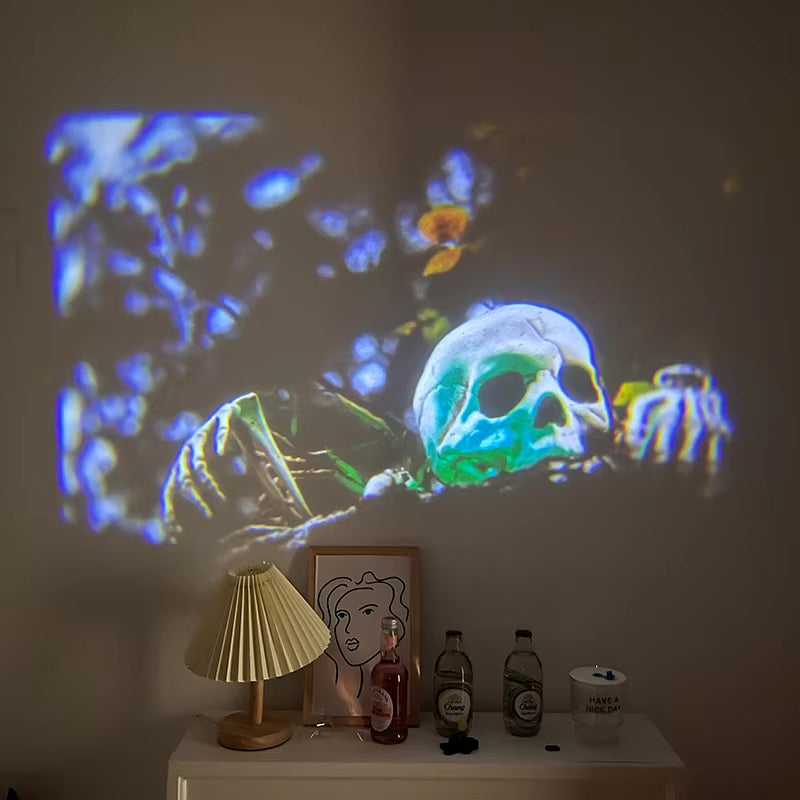 Christmas Halloween Atmosphere Holographic Projector